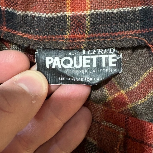 Vintage Alfred Paquette Red and Black Asymmetrical A-Line Midi Skirt - Picture 5 of 7